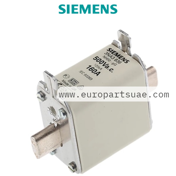 Fuse 160A 500V NH00 SIEMENS 3NA3836