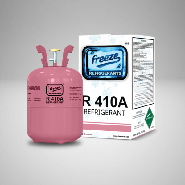 Refrigerant R410A Gas 25Lbs (11.3Kg) Freeze Brand