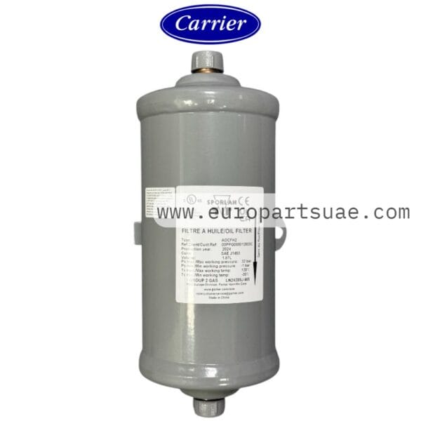 Carrier oil filter 00PPG000012800C for vehicle maintenance.