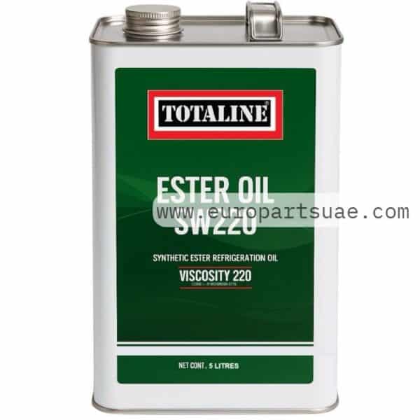 Totaline synthetic ester refrigeration oil SW220 5L for HVAC systems.