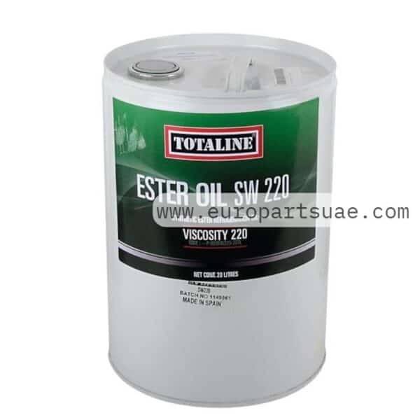 Ester Oil SW220 container for refrigeration systems from Totaline.